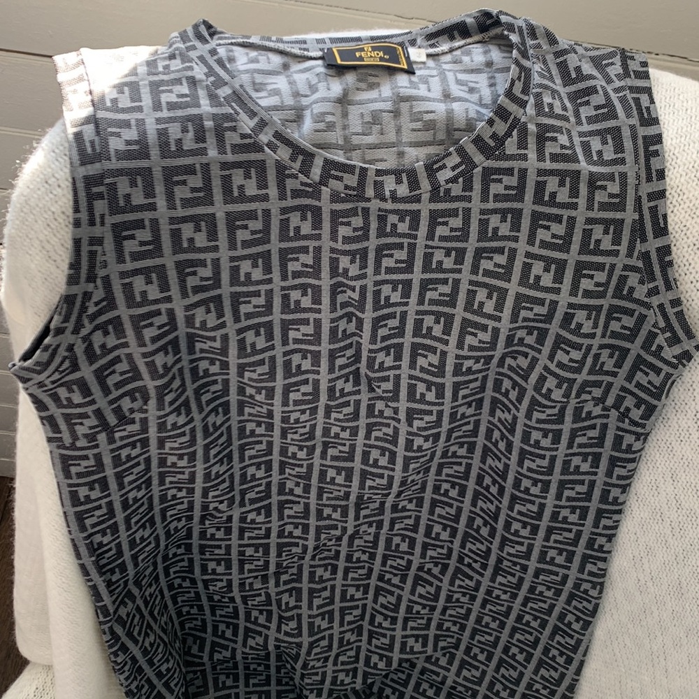 Fendi zucca sleeveless dress. Authentic. - Picture 1 of 4